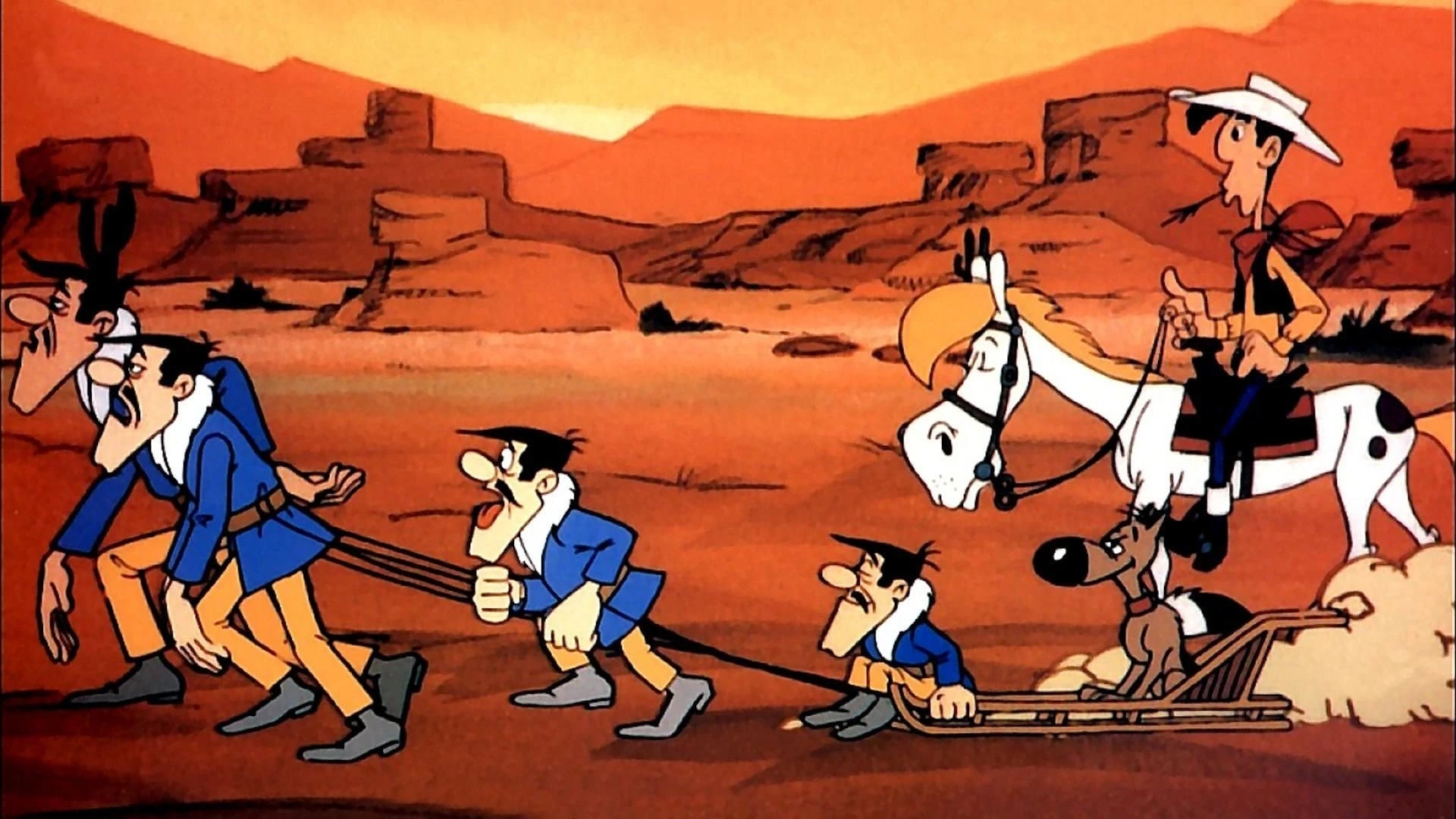 Lucky Luke: Anh Em Nhà Daltons - Lucky Luke: The Daltons On The Loose