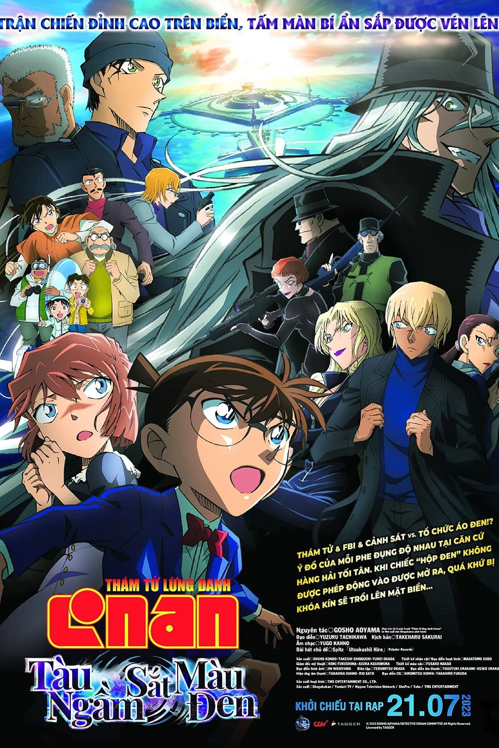 Thám Tử Lừng Danh Conan 26: Tàu Ngầm Sắt Màu Đen - Detective Conan: Black Iron Submarine (2023)